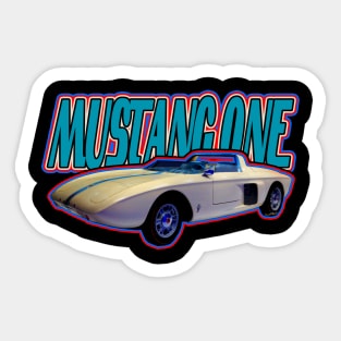 62 Ford Mustang One Prototype Sticker